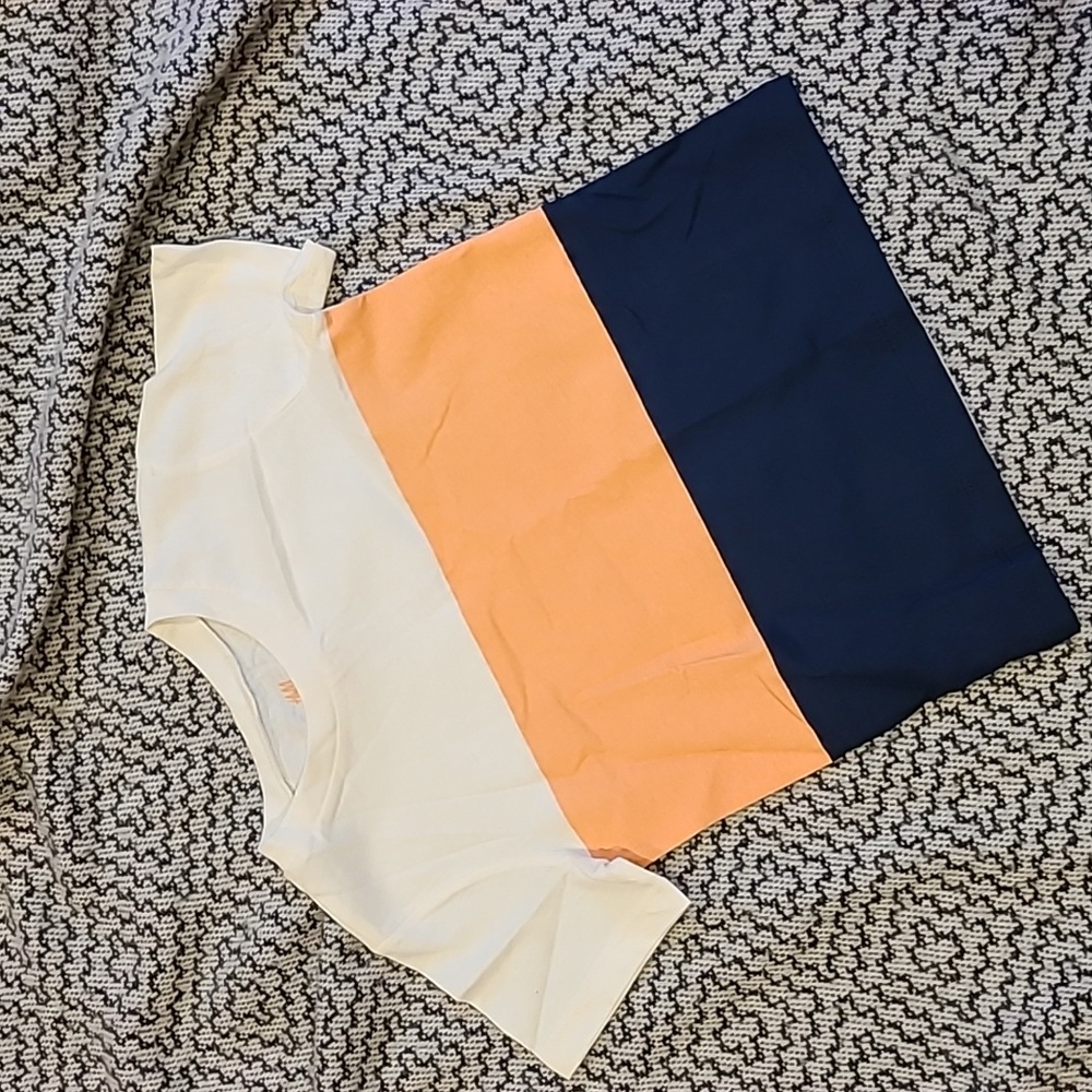 H&M Summer Color Block T-Shirt Size 4
